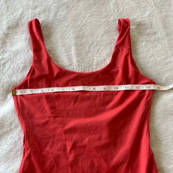 Onia Kelly Scoop Neck One Piece Swimsuit in Cayenne - Picture 6 of 6